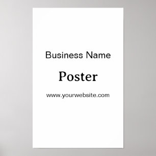Affiche Simple Brand Promotion Standard Semi-brillant 11"x