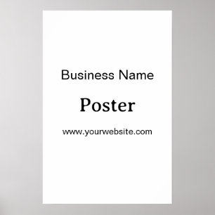 Affiche Simple Brand Promotion Standard Semi-brillant 16"x