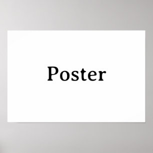 Affiche Simple Brand Promotion Standard Semi-brillant 18"x
