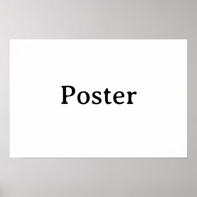 Affiche Simple Brand Promotion Standard Semi-brillant 18"x (Devant)