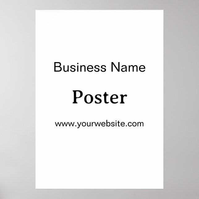 Affiche Simple Brand Promotion Standard Semi-brillant 20"x (Devant)