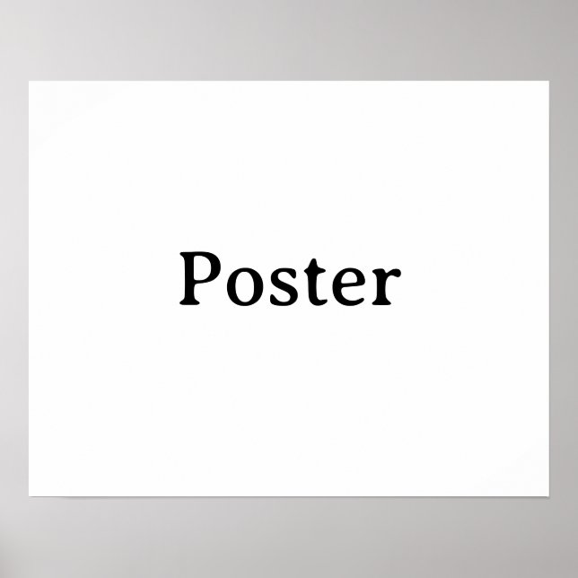 Affiche Simple Brand Promotion Standard Semi-brillant 20"x (Devant)