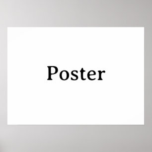 Affiche Simple Brand Promotion Standard Semi-brillant 28"x