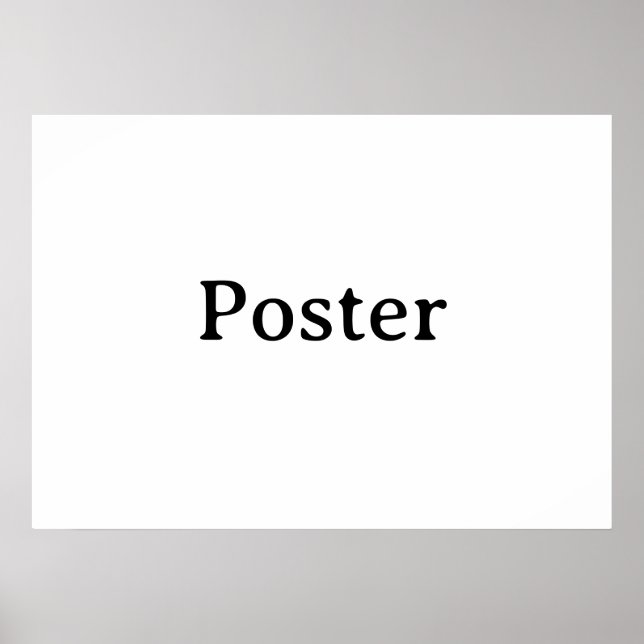 Affiche Simple Brand Promotion Standard Semi-brillant 28"x (Devant)