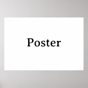 Affiche Simple Brand Promotion Standard Semi-brillant 30"x