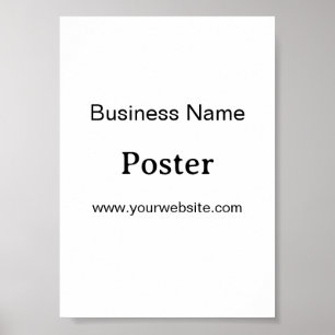 Affiche Simple Brand Promotion Standard Semi-brillant 5" x