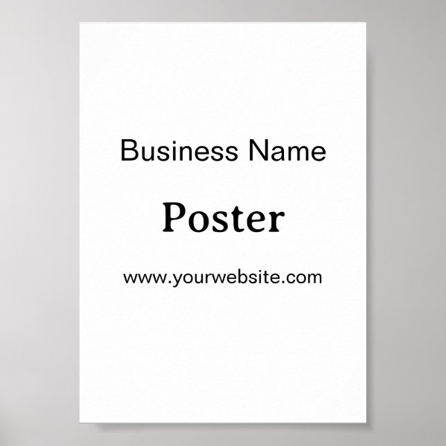 Affiche Simple Brand Promotion Standard Semi-brillant 5" x (Devant)