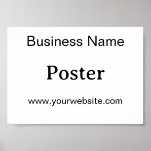 Affiche Simple Brand Promotion Standard Semi-brillant 7"x5