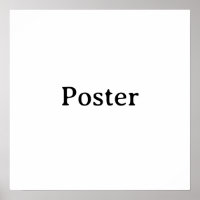 Simple Brand Promotion Standard Semi-Gloss 16"x16"