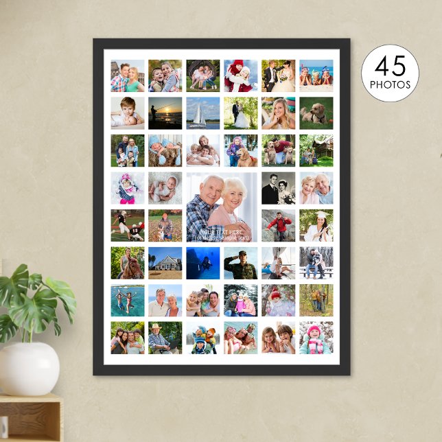 Affiche Simple Collage de 30 Photos (Créateur téléchargé)