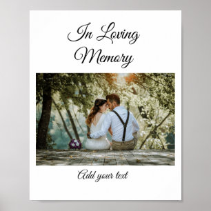 Affiche simple coloré minimal amour mémoire sympathie
