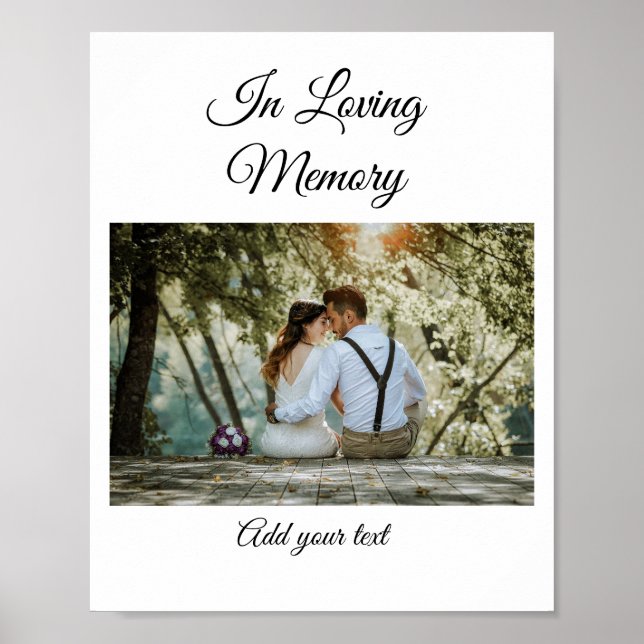 Affiche simple coloré minimal amour mémoire sympathie (Devant)