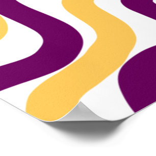 Affiche Simple couleur ajouter votre image de nom de texte