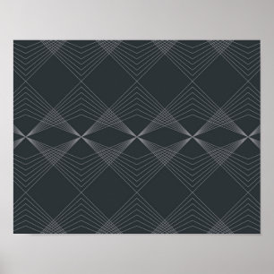 Affiche Simple, élégant, chic, luxueux art graphique en li