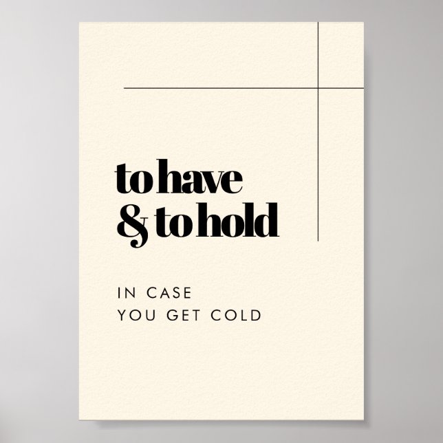 Affiche Simple et élégant à avoir et à tenir une couvertur (Devant)