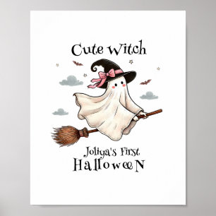 Affiche Simple et élégante Mignonne sorcière première Hall