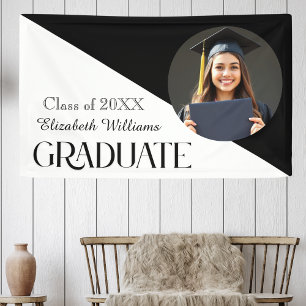Affiche Simple Graduation noir et blanc