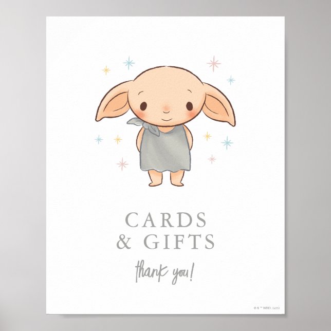 Affiche Simple Harry Potter - Baby Shower Dobby (Devant)