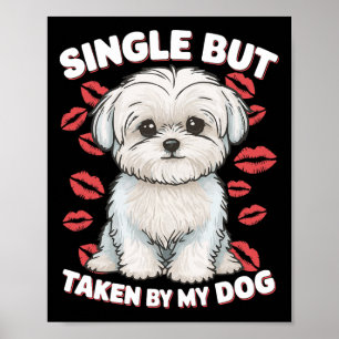 Affiche Simple Mais Pris Par Mon Chien Mignonne Drôle Vale
