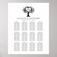 Simple Mariage de l'arbre cardiaque du Monogramme 