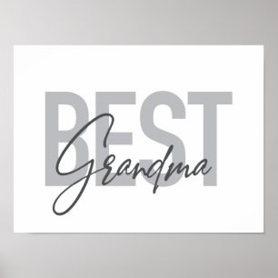 Affiche Simple, moderne, cool, design tendance Best Grandp