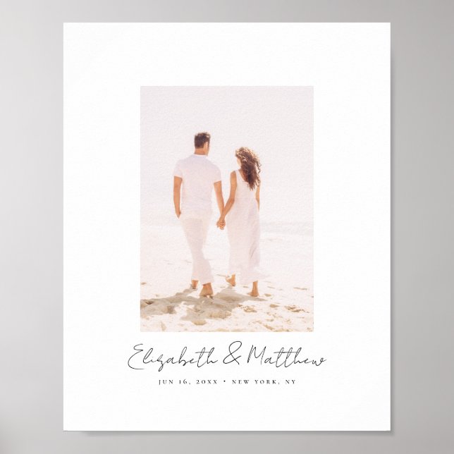 Affiche Simple Moderne Minimaliste Chic Photo Alternative (Devant)