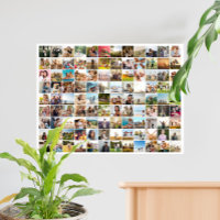 Simple Moderne Personnalisé 108 Photo Collage