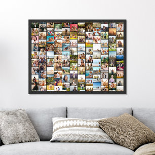 Affiche Simple Moderne Personnalisé 108 Photo Collage