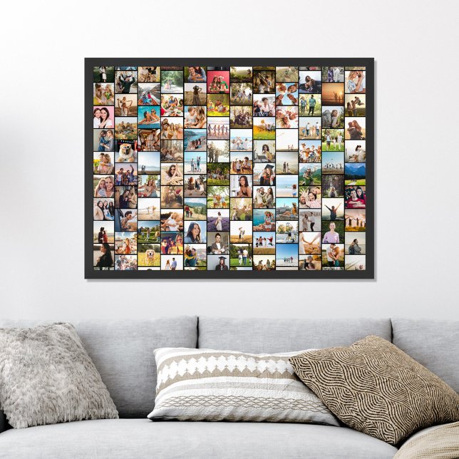 Affiche Simple Moderne Personnalisé 108 Photo Collage (Créateur téléchargé)