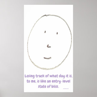 Affiche "Simple Says-#4", funny, quote, humor