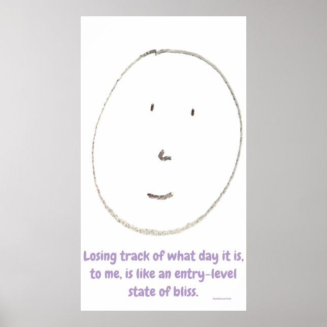 Affiche "Simple Says-#4", funny, quote, humor (Devant)