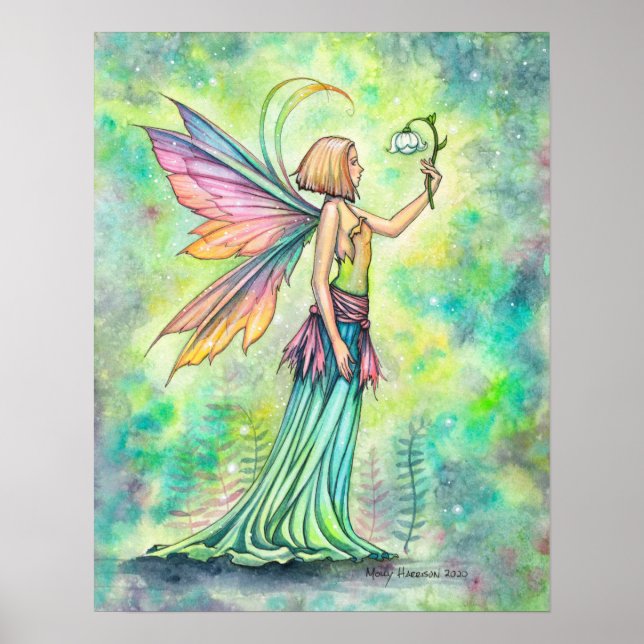 Affiche Simple Things Aquarelle Fairy Illustration (Devant)