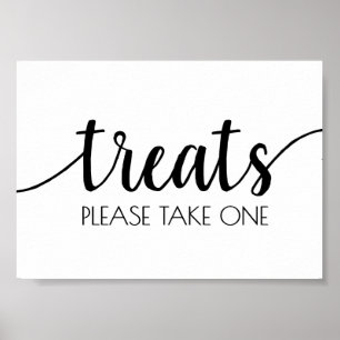 Affiche Simple Treats   Fall Orange Wedding Party Event
