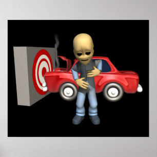 Affiche Simulacre d'essai d'accident