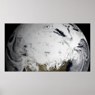 Affiche Simulation de nuage d'une seule journée