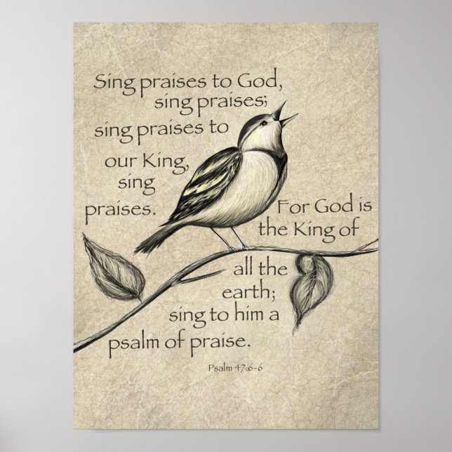 Affiche Sing praise! (Devant)