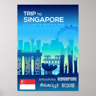 Affiche Singapour