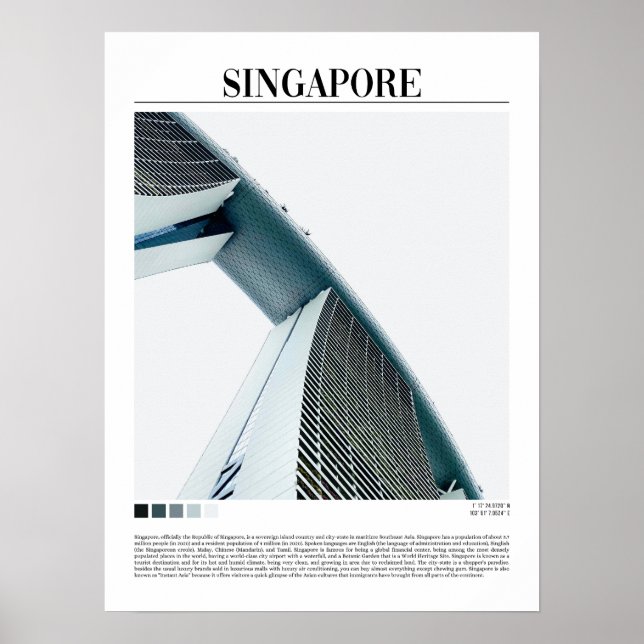 Affiche Singapour - Asie du Sud-Est (Devant)