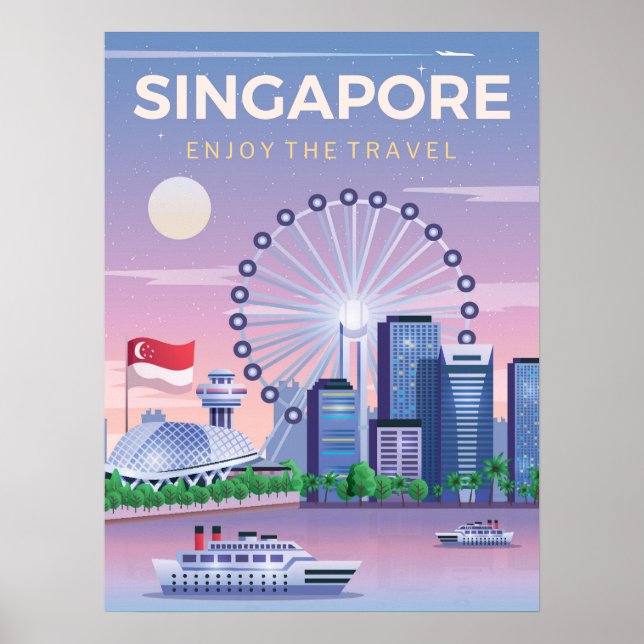 Affiche Singapour Profite Du Voyage (Devant)