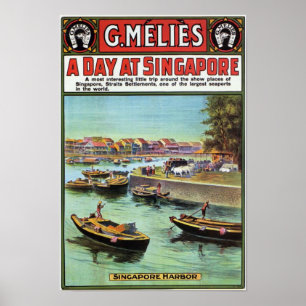 Affiche Singapur Vintage Reise