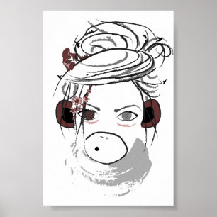 Affiche singe.