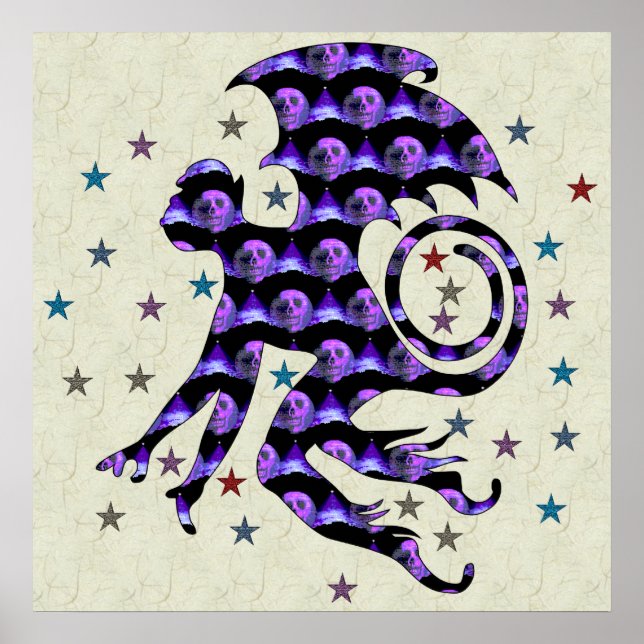 Affiche Singe crânien volant (Devant)