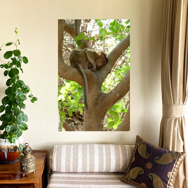 Affiche Singe - Je suis tellement fatigué (Créateur téléchargé)