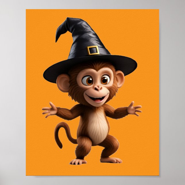 Affiche Singe Magicien (Devant)