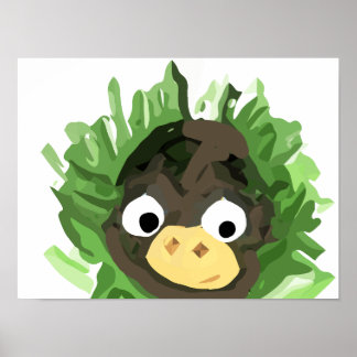 Affiche Singe qui regarde