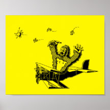 Singes en Avion