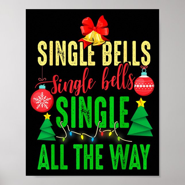 Affiche Single Bells Single All The Ways Funny Christmas S (Devant)