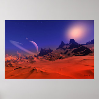 Affiche Singular ambience - space art