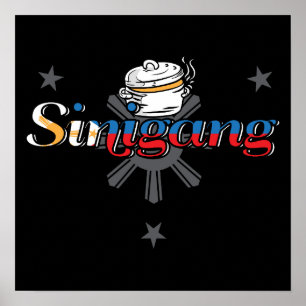 Affiche Sinigang Philippines Alimentation philippine