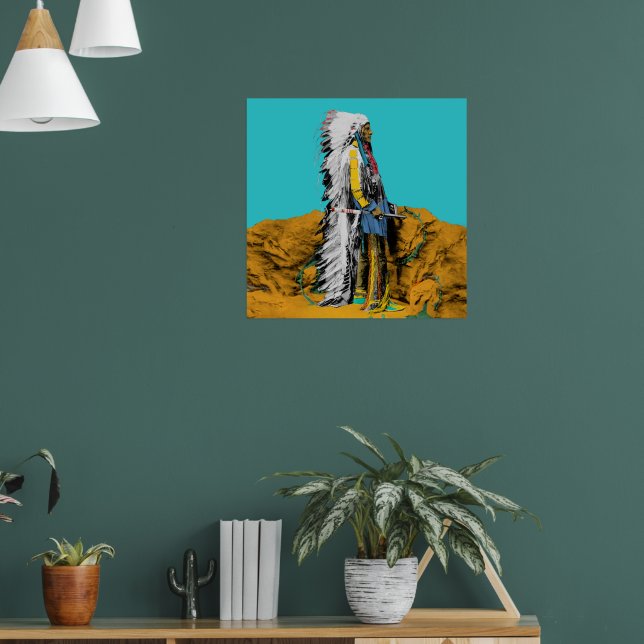 Affiche Sioux Lakota d'Amérique (Salon 1)